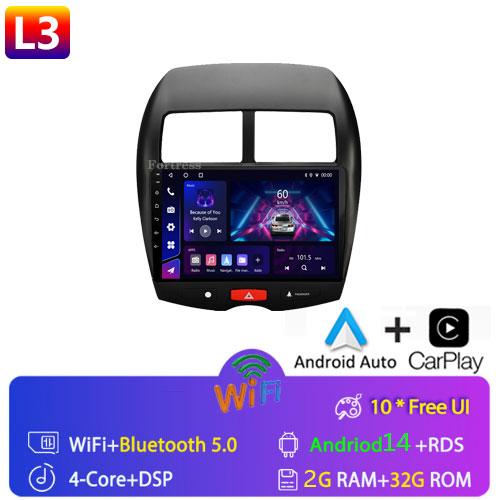 For Mitsubishi ASX 1 2010 2011 - 2016 C4 Peugeot 4008 Car Radio Multimedia Video Player Navigation GPS Android 10 2din 2 din