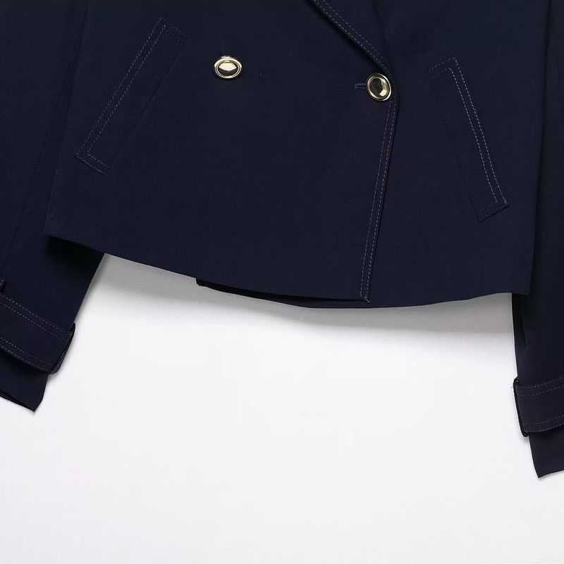 Araltay New Arrival Fashion Style Women's Clothing Fashion All-Match Button Decoration Double Breasted Short Coat Top 3588885