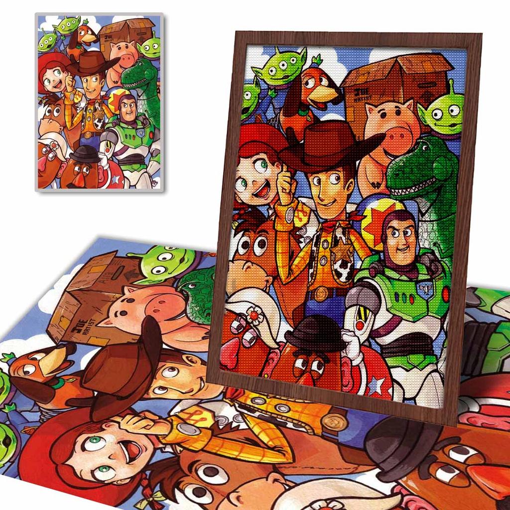 DIY Diamond Painting Cute Cartoon Characters Cross Stitch Kit Mosaic Art Diamond Painting Full Circle Diamond Home Decoration