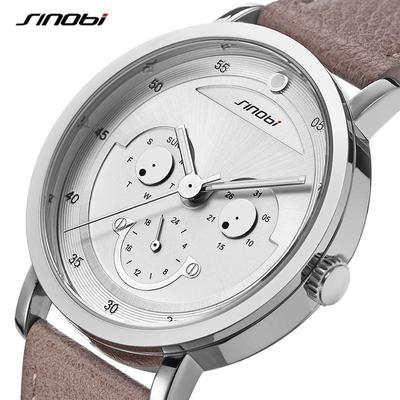 Monkey Face Herren-Quarzuhren, luxuriöses Lederarmband, 40,5 mm Zifferblatt, Herren-Armbanduhren, Top-Marke, modische, wasserdichte Herrenuhr