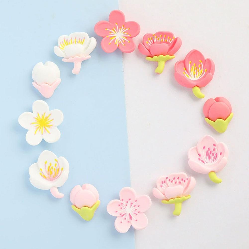 12PCS DIY Refrigerator Magnet Peach BlossomCherry Magnets Nordic Personalized Home Decor Whiteboard Po Message Board Home