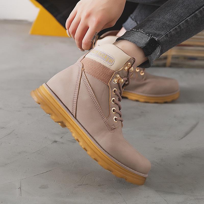 Botas Martin de Mujer, Botas Cortas de Talla Grande para Mujer, Botas de  Herramientas de Una Sola Línea, Botas de Mujer Británica Casual de Punta  Grande de Alta Gama comprar a buen