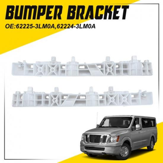 2x Bumper Bracket Set For 2013- Nissan NV200 Front Driver and Passenger Side