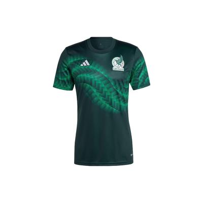 Logo Print Round Neck Short Sleeve Soccer Jersey Men Tops Green HF1370