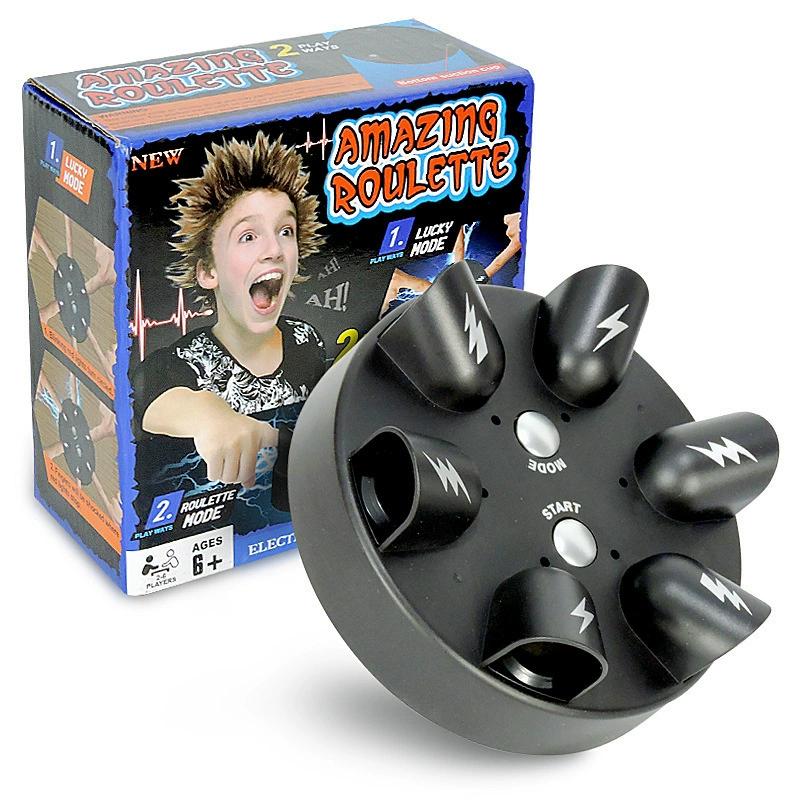 

2025 Lie Detector Electric Shock Game Novelty Game Fun Polygraph Tricky Electric Shock Desktop Decompression Creative Truth Or Dare чорний