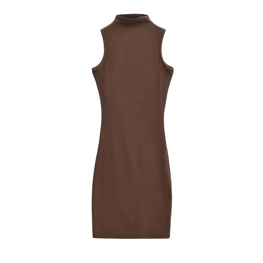 Spring 2026 Women's Spicy High-Waisted Sleeveless Bodycon Dress & V-Neck Cardigan Two-Piece Set