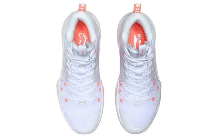 Men's Sneakers Li-Ning Li Ning Pu Lightweight, Wear Resistant, And Non Slip Mid Top Performance Basketball