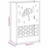 Umbrella Stand Pink 28 x 12 x 41 cm Steel