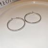 Hollow Metal Circle Earrings Niche Personality Fashion Earrings Simple Temperament Earrings