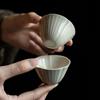 Japanese Grass Wood Gray Glazed Ceramic Tea Cups Zen Aroma Smelling Cup Chinese Small Master Mug Kung Fu Teasets