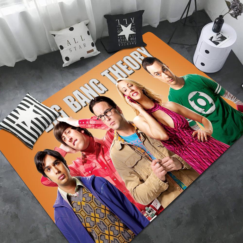The Big Bang Theory Bathroom Mat Retro Multiple Choice Living Room Kitchen Rug Non-Slip Bedside Mats