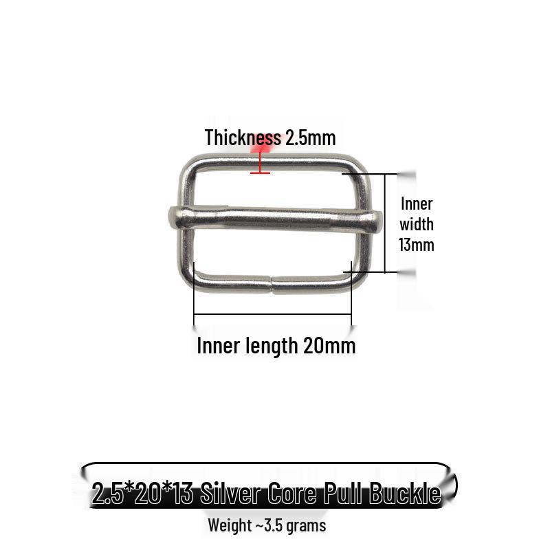 Iron Metal Square Buckles for Luggage Hardware Accessories