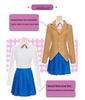 Heartbeat Club Cosplay from Doki Literature Club - Japanese Anime Role-Playing