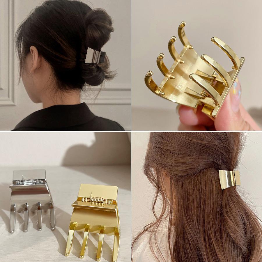 Frosted Flower Anti-Collapse High Ponytail Claw Clip