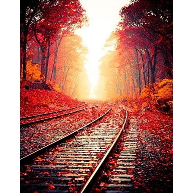 5D DIY Diamond Painting Landscape Full Square/Round Drill Beautiful Scenery Diamond Embroidery Cross Stitch Kits Home Decor Gift