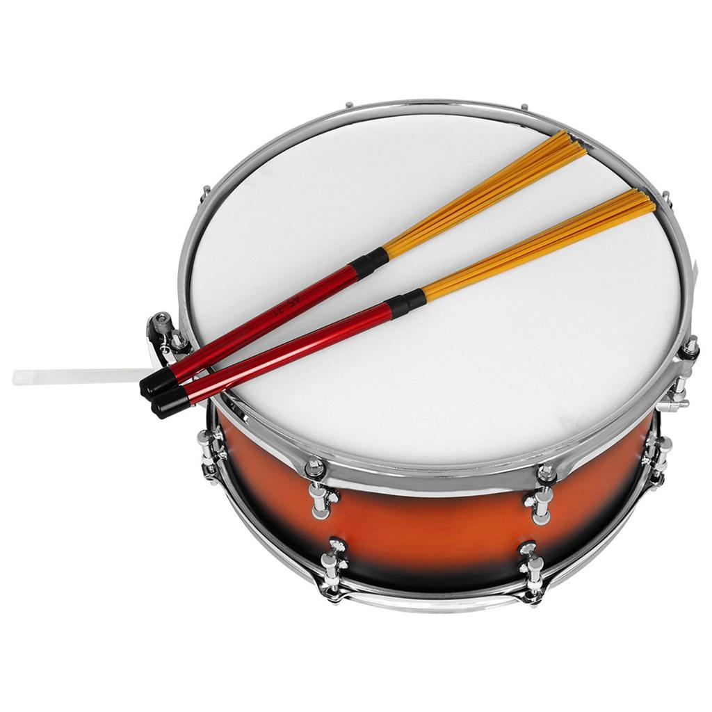 1Pair Rod Drum Sticks Brush Professional Nylon Drumsticks Brushes Multi-Rod Bundle Sticks Nylon Dowels Enduring