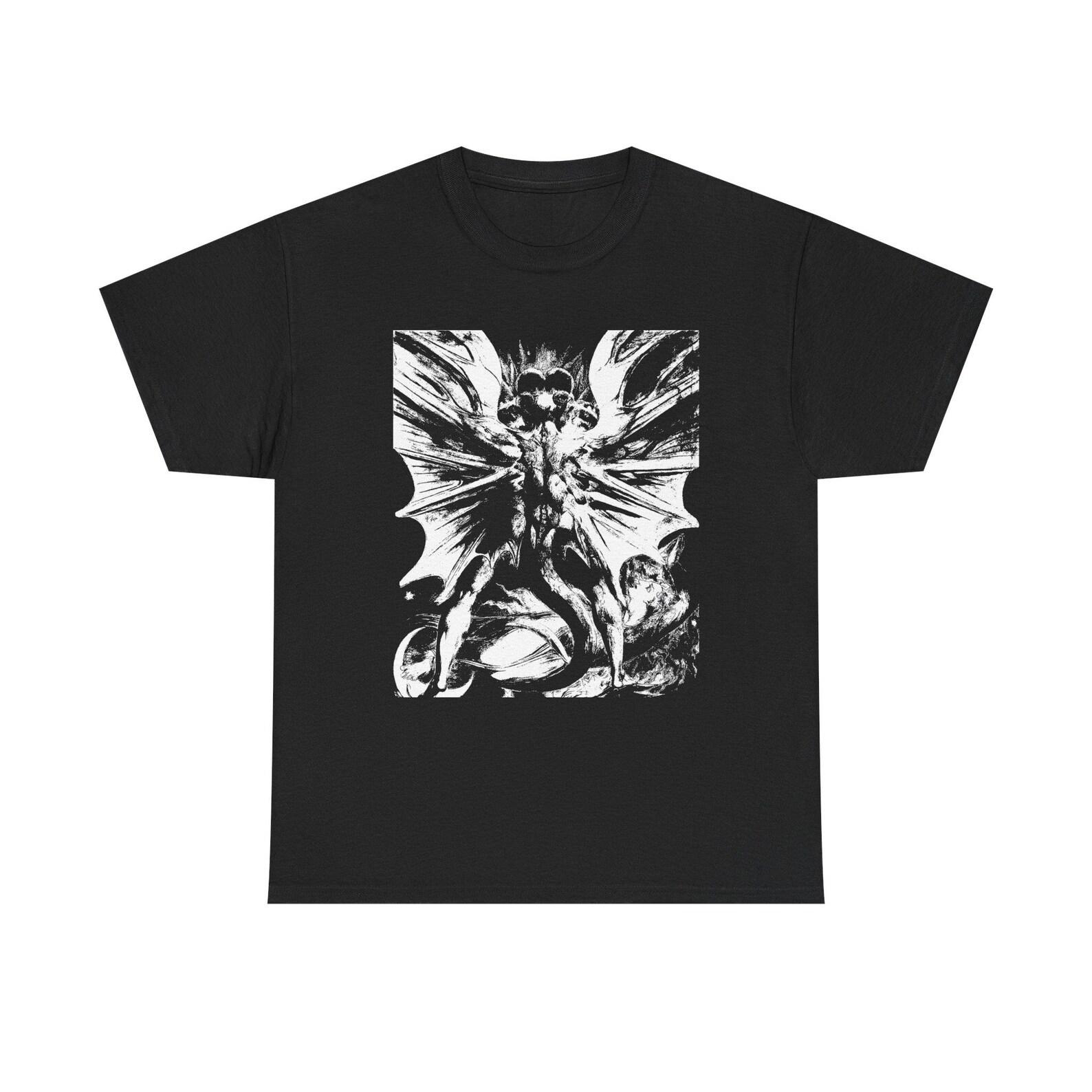 The Great Red Dragon William Blake Shirt, Vintage Gothic Art Tee, Biblical Art T Shirt, Dark Romantic Art Shirt, Graphic Tee 100