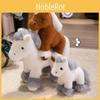 Simulation Pony Plush Toy Cute Soft Filling Doll Room Decoration Festival Gift