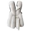 Women Winter Vest Coat Thick Fluffy Fur Cozy Faux Solid Color Sleeveless Button