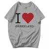 Men T Shirt Greenland Fun Unique Y2K Graphic Crewneck Unisex Clothes T Shirts