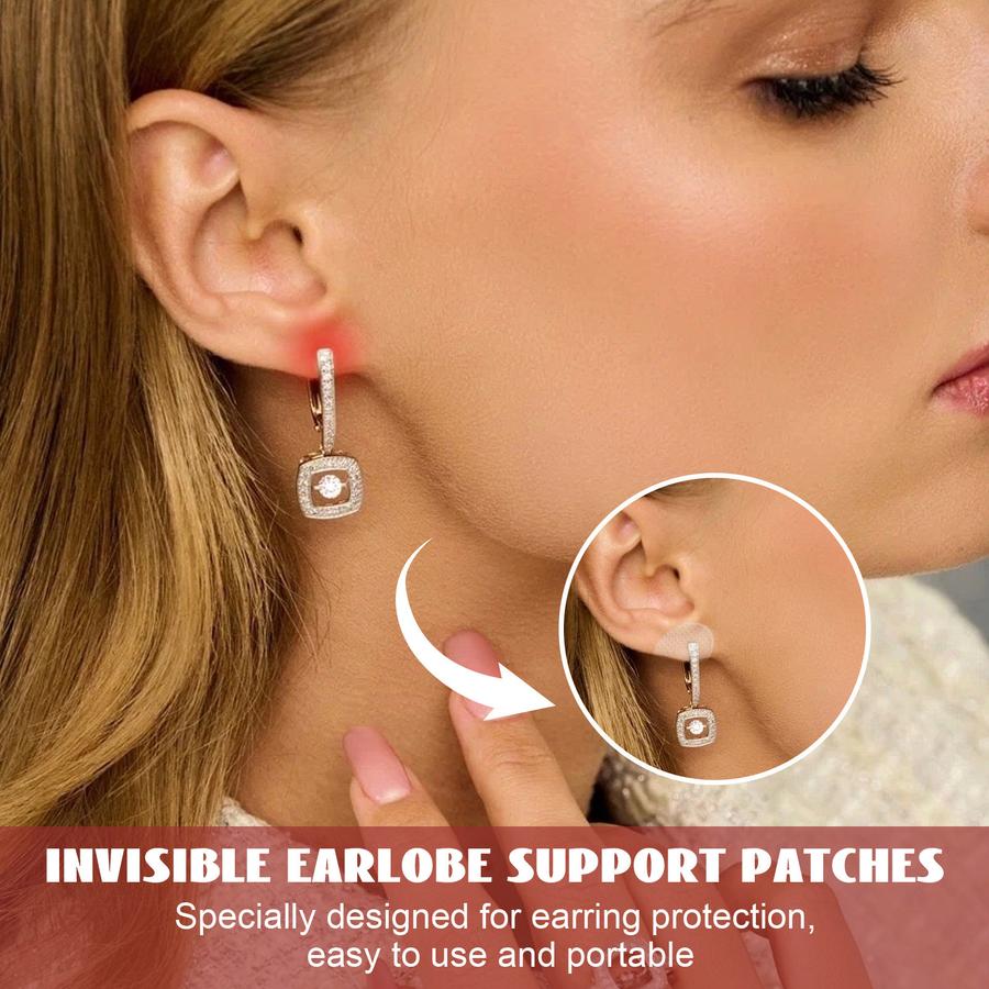 50 Pcs Transparent Ear Piercing Healing Supports Invisible Ear Piercing Protection Stickers