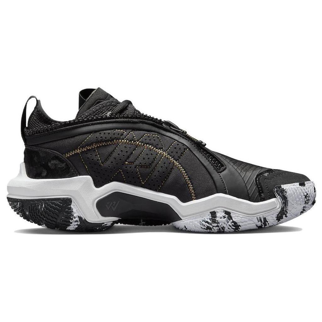 Air Jordan Why Not Zer0.6 Black Gold Men Sneakers Metallic-Gold White DO7189-071