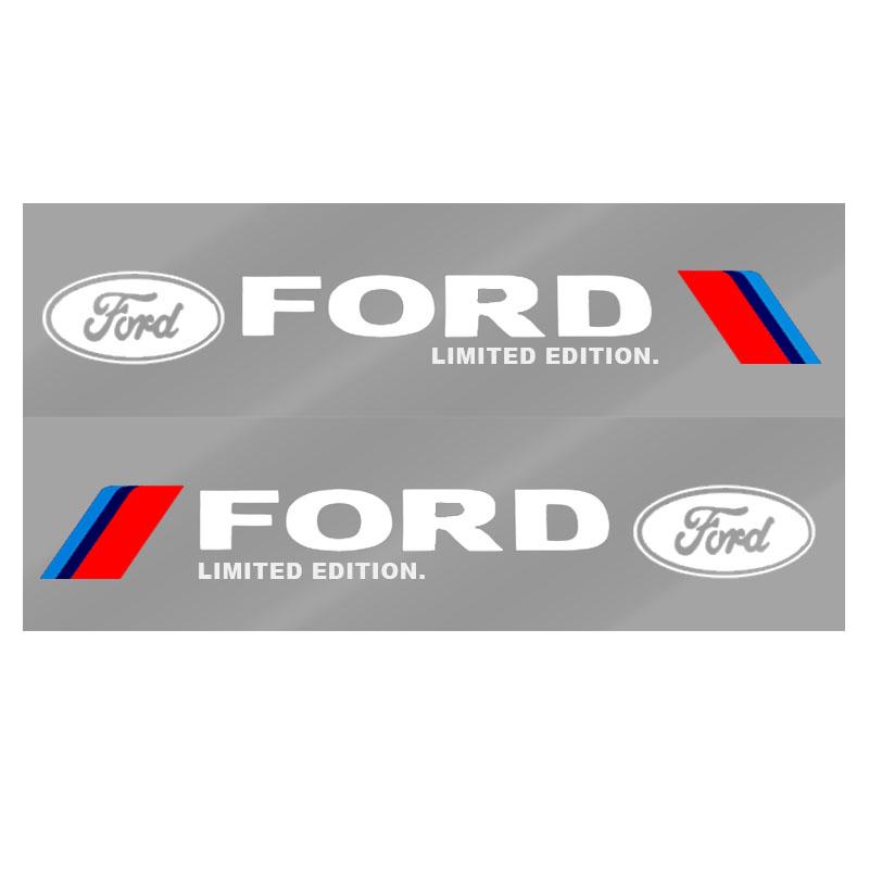 

2 шт. Наклейка 3D эмблема на боковую дверь автомобиля Декорация для Ford Focus Mondeo MK1 MK2 MK4 MK3 Fiesta ST Line Kugo Transit Escape Fusion Explorer Ford белый