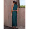 Solid Color Sleeveless Pleated Skirt Set Pure Color Sleeveless Pleated Skirt Suit Women