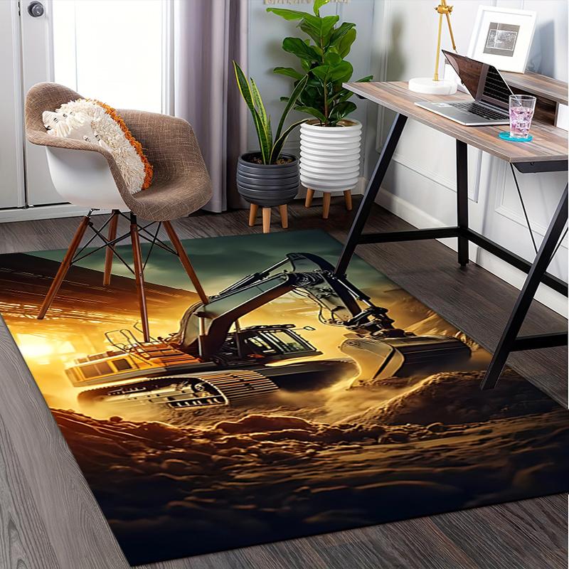 Excavator chair cushion,suitable for home décor,office use,and as a gift - suitable for bedrooms,living rooms,and other rooms.0109034A 100cm x 120cm