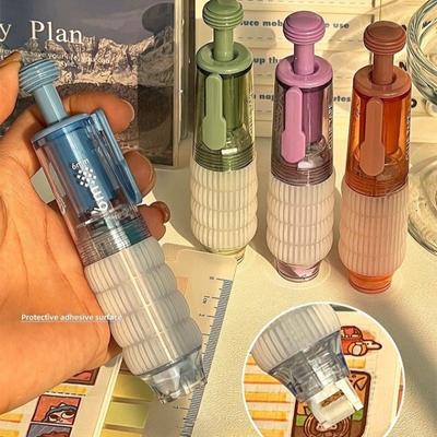 The New Pen-type Dot Adhesive with High Appearance Level  High Viscosity and Replaceable Core Correction Tape Type Dot Double-sided Tape for Students