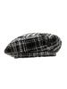 Poejidam [Moonflower] Tweed Beret_Black And White