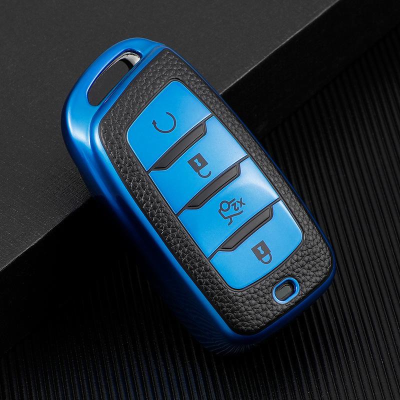 Suitable for Chang'ancs95Car Key sleevecs85CoupeBagcs35PlusCar Remote Control Buckle Key Case Cover