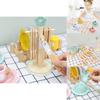 Colorful Wooden Play Kitchen Toy Set For Kids Interactive Pretend Play Gift Box