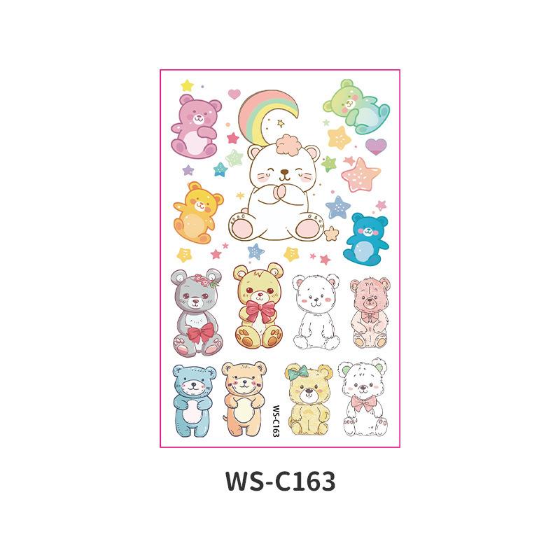 Cross Border Children's Cartoon Tattoo Stickers Space Dinosaur Boy Girl Cute Temporary Waterproof