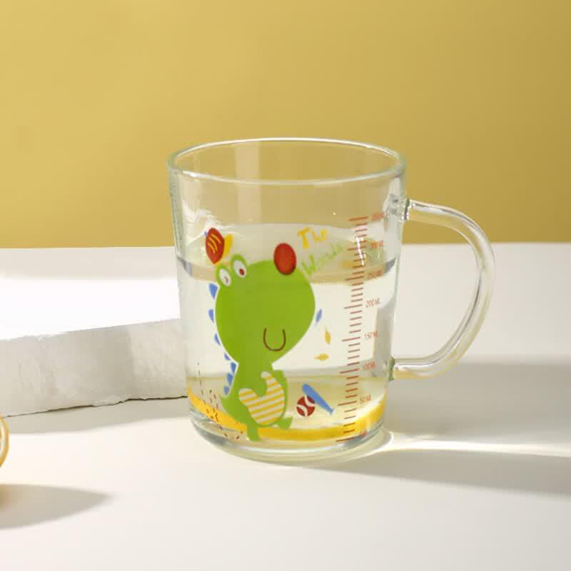 ZISIZ Children s Glass Milk Cup