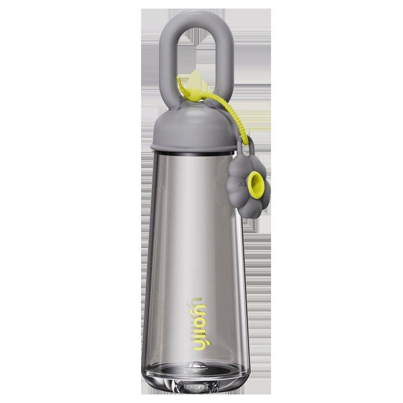 Water bottle petal plastic water cup summer girls high value sports kettle plastic cup children's water cup large capacity
