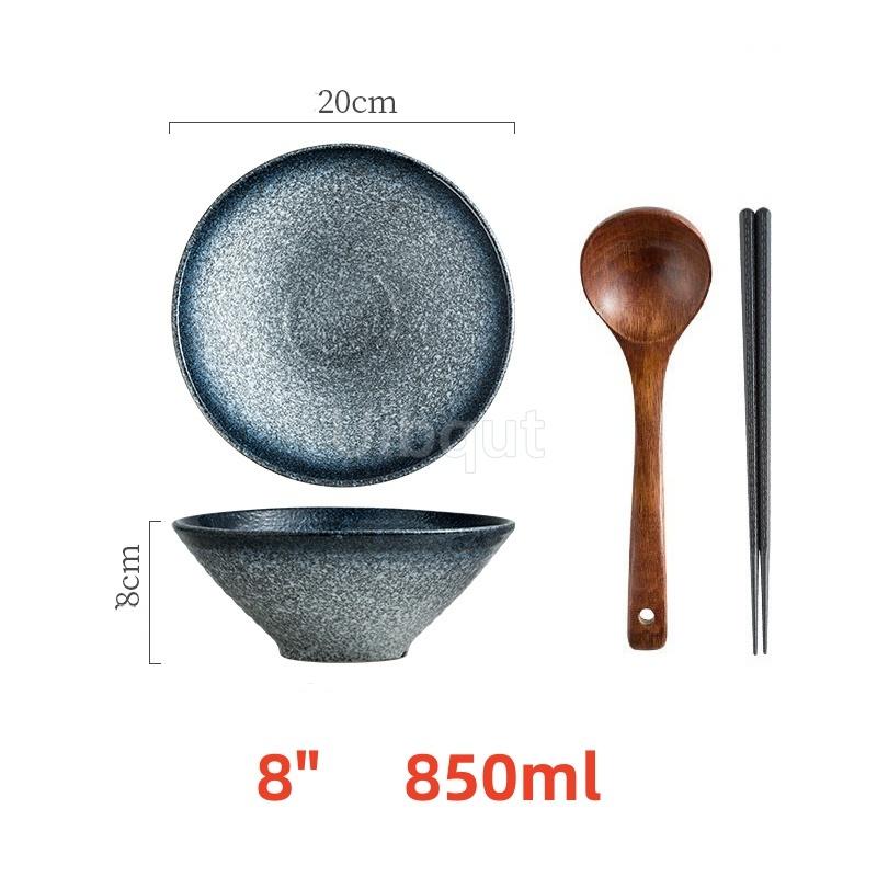Japanese Noodles bowl restaurant household Spicy large big capacity ceramic soup dumpling bowl Wonton Italian pasta noodles bowl
