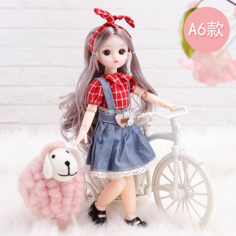 Princess Dress Up 23 Joint 3D Real Eye Doll