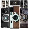 Retro Camera Vintage Case For Samsung Galaxy S10 S8 S9 S20 S21 S22 Plus Note 20 Ultra Note 10 Plus S20 FE Cover
