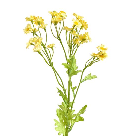 6Pcs 30-Head Artificial Chamomile Flower Bouquet Lifelike Silk Daisy for Home Wedding Decor No-Wilt Easy-Care Wedding Flower Props for Centerpieces