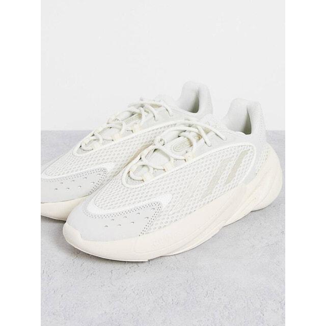 

Кремово-белые кроссовки adidas Originals Ozelia с бежевыми деталями