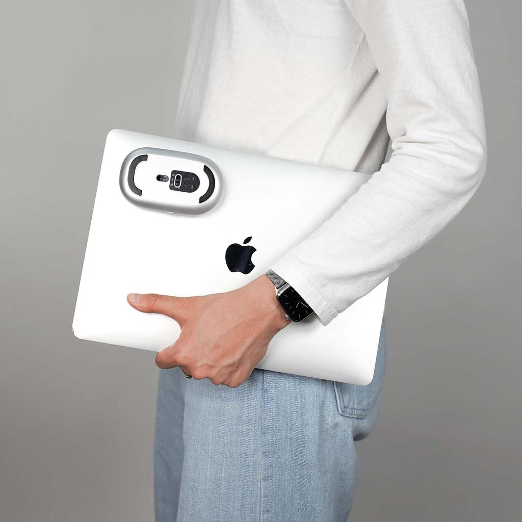 fromseed Wireless Mouse White Wireless Laptop Tablet with Magnet Portable