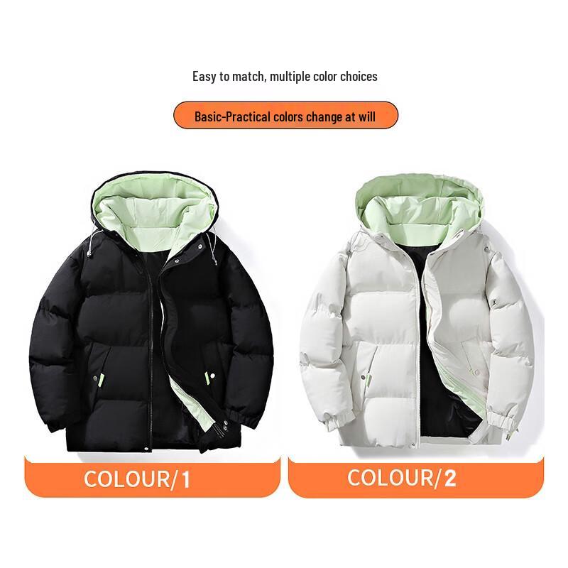 Jeanswest Men's Reversible Hooded Puffer Jacket