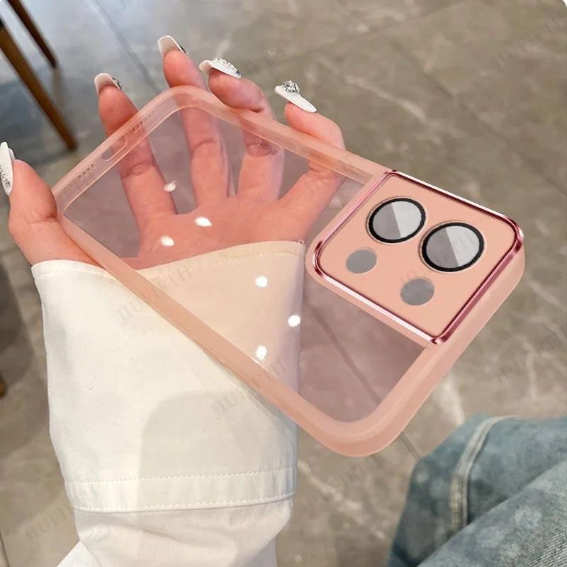 For Motorola G86 Case For Moto G 86 MotoG86 Transparent Silicone Mobile Phone Cases Camera Lens Protective Cover Carcase Coques