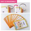Fruits/Vegetable/Foods/Food Quantities English Words learning FlashCards Pocket Card Baby Toys for Children Pre-Kindergarten Kids Gifts