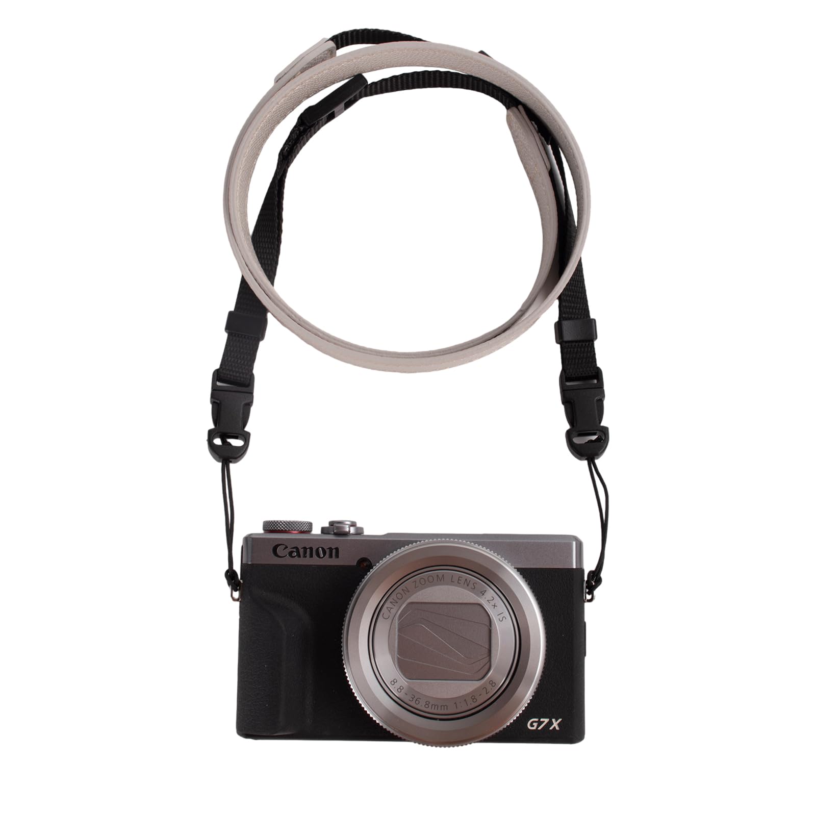 

VOVMOEYA Камера Камера Шийний ремінь для та Panasonic G7X Mark Плечовий ремінь для компактних та бездзеркальних цифрових Стильний кросбоді або шийний ремінь з сірий колір