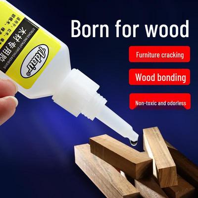 Adesivo per Legno Forte, Multifunzionale e ad Asciugatura Rapida per Decorazioni Fai-da-Te, Mobili e Pettini in Legno Massello