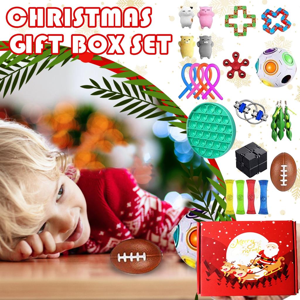 Christmas Silicone Sensory Decompression Tabletop Puzzle Decompression Toy