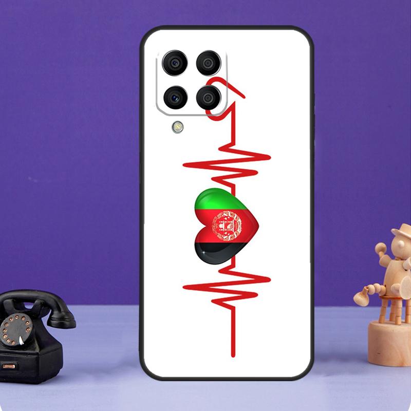 Afghan Afghanistan Flag Banner Case For Samsung Galaxy M55 M35 M15 M56 M36 M16 M06 M31 M13 M33 M53 M12 M32 M52 M14 M34 M54