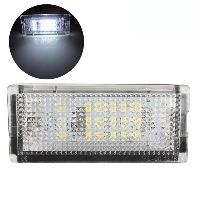 2 Pcs Auto Tail Light Led License Plate Light Led Canbus White LED Bulbs for BMW 3 Series E46 4D 4DR 1998-2002 Car Accessories